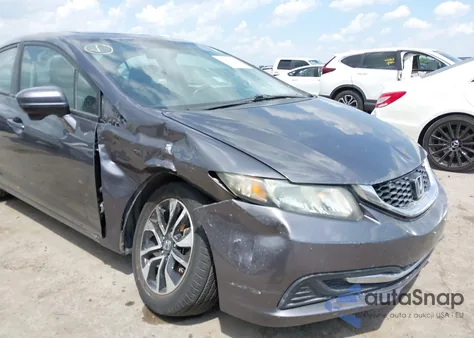 2015 Honda Civic Ex из США, поврежденный, VIN 19XFB2F87FE055543